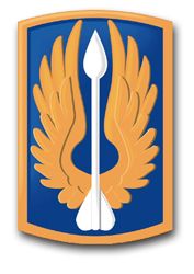 Army 18th Aviation Brigade 3.8" Patch Decal