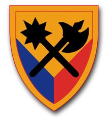 Army 194th Armor Brigade 3.8" Patch Decal