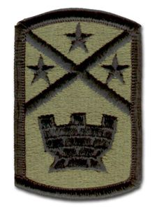 Army 194th Engineering Brigade Subdued Military Patch