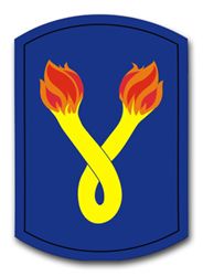 Army 196th Infantry Brigade 8" Patch Decal
