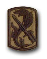 Army 198th Infantry Brigade Subdued Military Patch