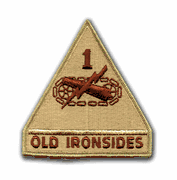 Army 1st Armored Division Desert Military Patch