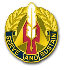 Army 1st Personnel Group Unit Crest Vinyl Transfer Decal