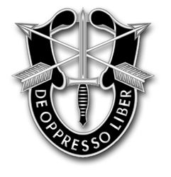 Army 1st Special Forces Brigade Unit Crest 11.75" Decal