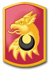 Army 209th Field Artillery Brigade 5.5" Patch Decal