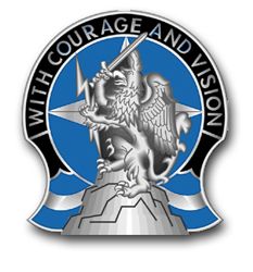 Army 20th Military Intelligence Brigade Unit Crest 8" Decal
