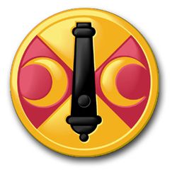 Army 210th Field Artillery Brigade 8" Patch Decal