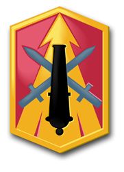 Army 214th Field Artillery Brigade 11.75" Patch Decal
