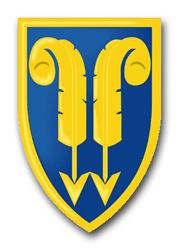 Army 22nd Support Command 11.75" Patch Vinyl Transfer Decal