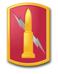 Army 244th Field Artillary Brigade Virginia 10" Patch Vinyl Transfer Decal