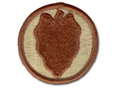 Army 24th Infantry Division Desert Military Patch
