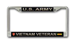 Army 25th Infantry Division Vietnam Veteran License Plate Frame