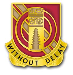 Army 25th Support Battalion Unit Crest 8"  Vinyl Transfer Decal