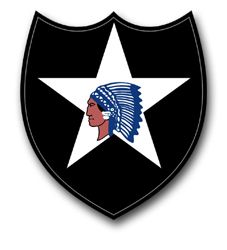 Army 2nd Infantry 5.5" Patch Vinyl Transfer Decal