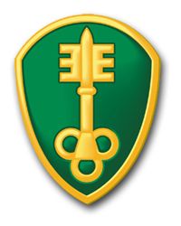 Army 300th Military Police Command 3.8" Patch Vinyl Transfer Decal