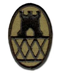 Army 30th Engineering Brigade Subdued Military Patch