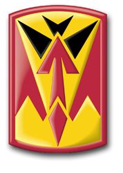 Army 35th Air Defense Artillery Brigade 10" Patch Decal