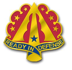 Army 35th Air Defense Artillery Brigade Unit Crest 8" Decal