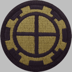 Army 35th Engineer Brigade 2.5" Subdued Patch