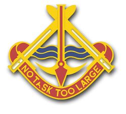 Army 35th Engineering Brigade Unit Crest 10" Decal