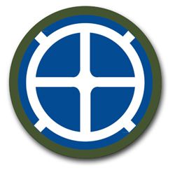 Army 35th Infantry 3.8" Patch  Vinyl Transfer Decal