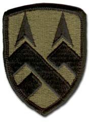 Army 377th Support Command Subdued Military Patch