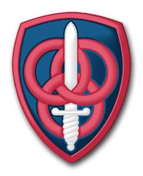 Army 3rd Personnel Command 3.8" Patch Vinyl Transfer Decal