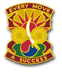 Army 3rd Transport Agency Unit Crest 10" Vinyl Transfer Decal