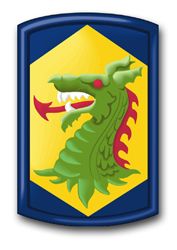 Army 404th Chemical Brigade 8" Patch Decal