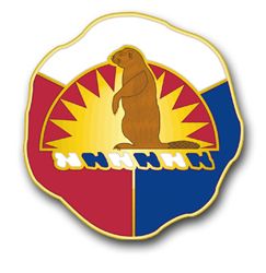 Army 41st Infantry Brigade Unit Crest (left) 5.5" Decal