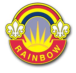 Army 42nd Infantry Unit Crest 11.75" Vinyl Transfer Decal