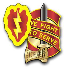 Army 4525th Brigade Unit Crest Vinyl Transfer Decal