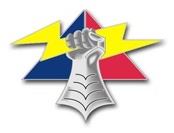 Army 4th Armored Unit Crest 11.75" Vinyl Transfer Decal