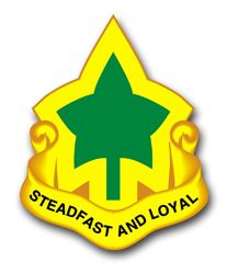 Army 4th Infantry Unit Crest 11.75" Vinyl Transfer Decal