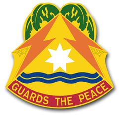 Army 53rd Signal Brigade Florida Unit Crest 10" Vinyl Transfer Decal