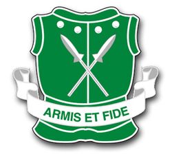 Army 5th Armored Unit Crest 10" Vinyl Transfer Decal