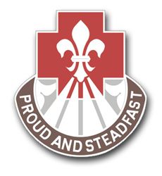 Army 62nd Medical Group Unit Crest 10" Vinyl Transfer Decal