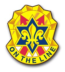Army 6th Infantry Unit Crest 5.5" Vinyl Transfer Decal
