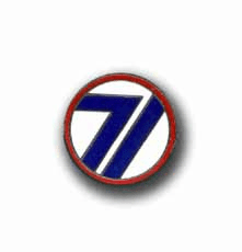 Army 71st Infantry Division Military Lapel Pin
