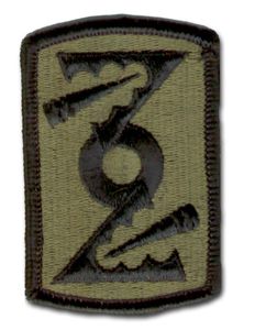 Army 72nd Field Artillery Subdued Military Patch