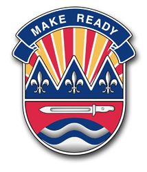 Army 75th Division Unit Crest 5.5" Vinyl Transfer Decal