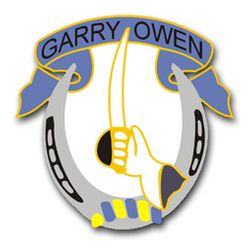 Army 7th Cavalry Brigade Patch Decal