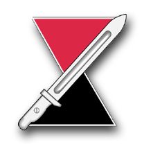 Army 7th Infantry Unit Crest  8" Vinyl Transfer Decal (Right)