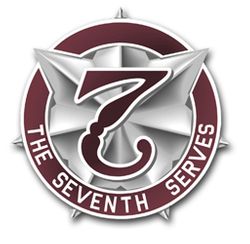 Army 7th Medical Command Unit Crest 8" Decal