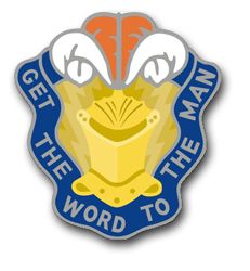 Army 7th Signal Brigade Unit Crest 11.75" Decal