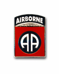 Army 82nd Airborne 'AA' Military Lapel Pin