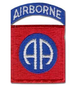 Army 82nd Airborne Division 3 1/4" Military Patch