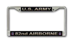 Army 82nd Airborne License Plate Frame