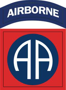 Army 82nd Airborne Patch Vinyl Transfer Decal