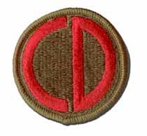 Army 85th Infantry Division Military Patch